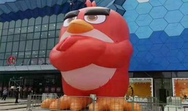 万达广场节日美陈--愤怒的小鸟