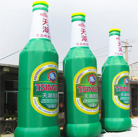 仿真天湖啤酒气模