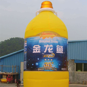 仿真金龙鱼充气广告模型