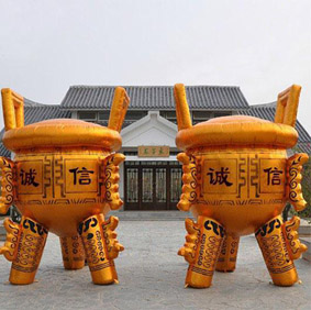 开业诚信鼎充气模型