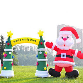 圣诞老人雪人圣诞节装饰