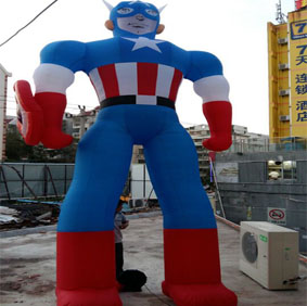 美国队长软雕塑道具