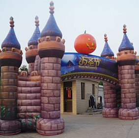 万圣节充气城堡道具